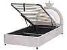 Kids Ottoman Bed GRISETOT Velvet Grey 90 x 200 cm (EU Single)