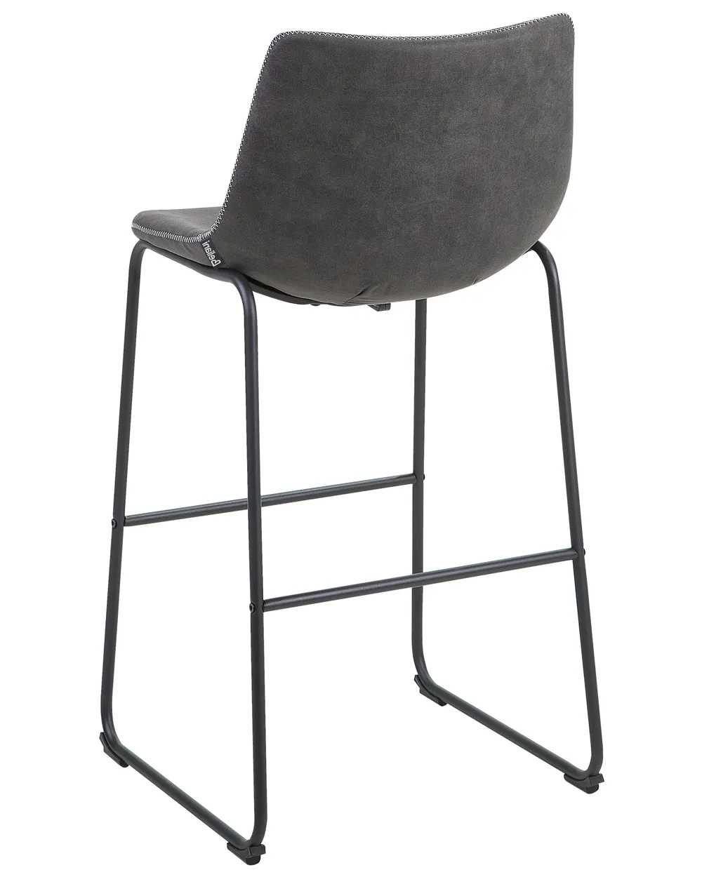 Set di 2 sedie alte FRANKS Grigio_724959