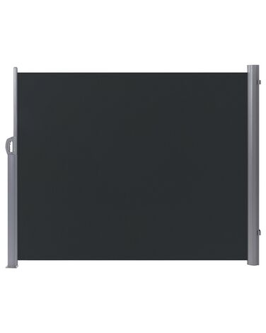 Seitenmarkise graphitgrau ausziehbar 160 x 300 cm DORIO