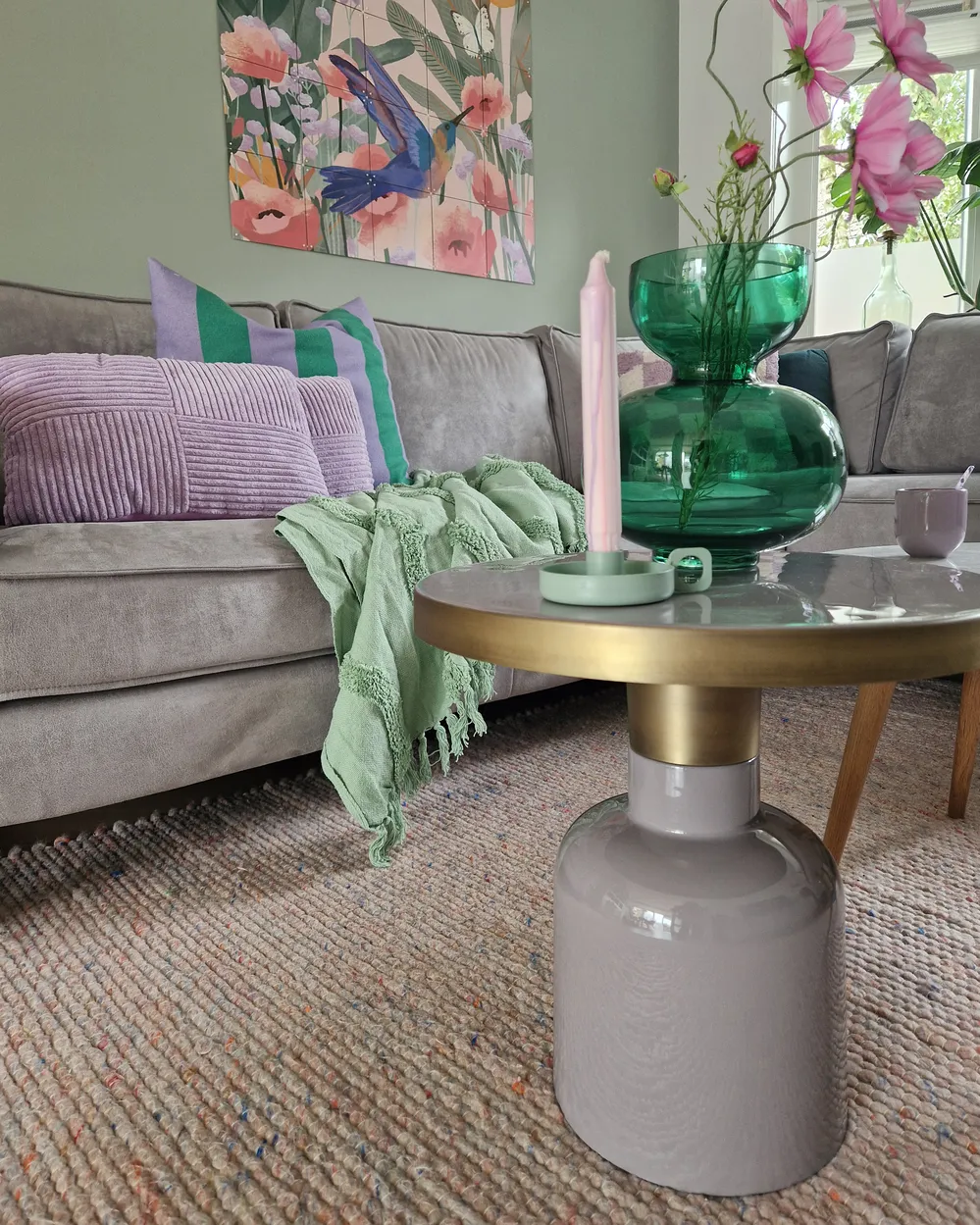 Side Table LOMITA Metal Violet_937644