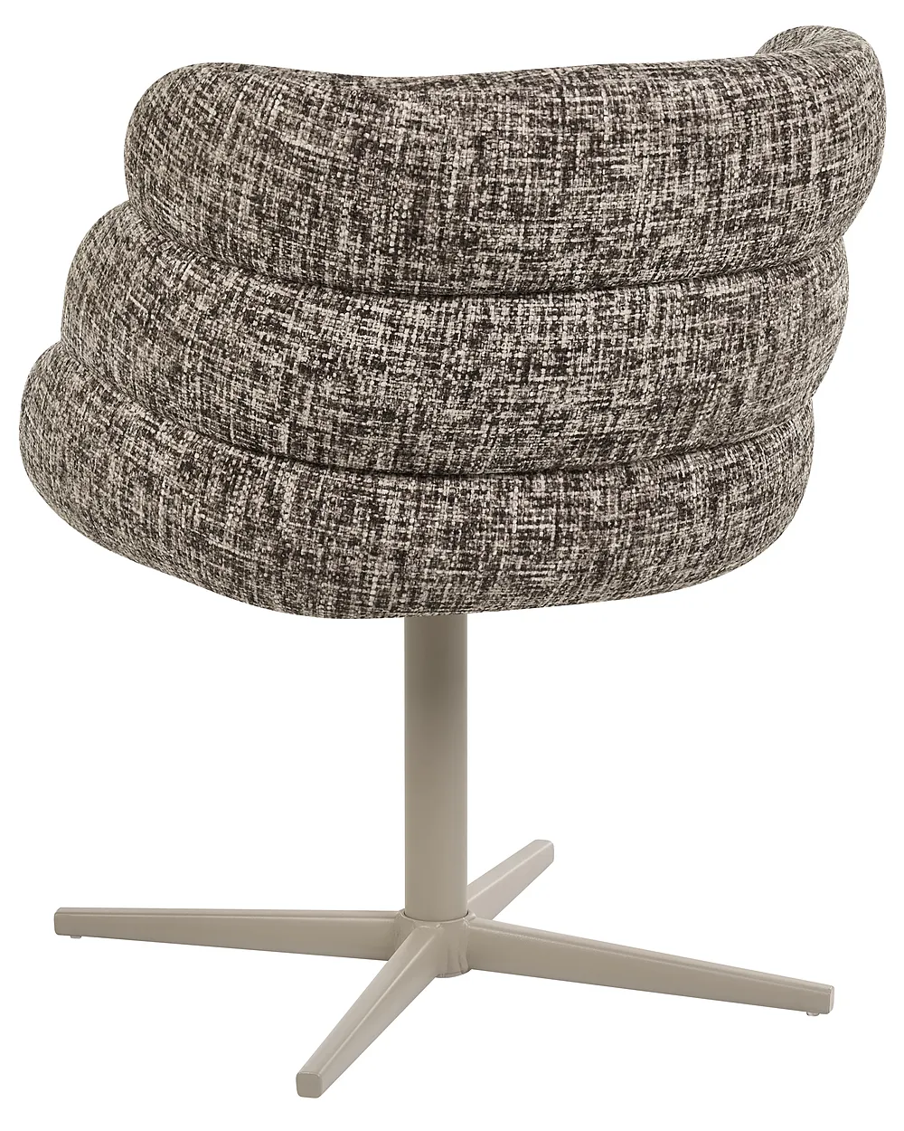 Dining Chair Swivel YOUNGSTOWN Fabric Taupe_1161808