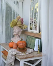 Plant Pot Bust MIRTO 30 cm Beige_1184900