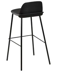 Set di 4 sedie alte MORA Nero_876346