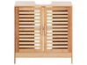 Bamboo Washbasin Cabinet Light Wood MISSOULA_927283