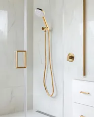 Shower Head and Hose Kit AYPATE Gold_988991