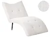 Chaise Longue QUILLY Corduroy Off-White