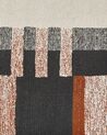 Teppich Baumwolle mehrfarbig 160 x 230 cm abstraktes Muster Kurzflor KAKINADA_817064