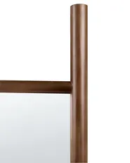 Wall Mirror BELLEAU 52 cm 190 cm Dark Brown_1144399
