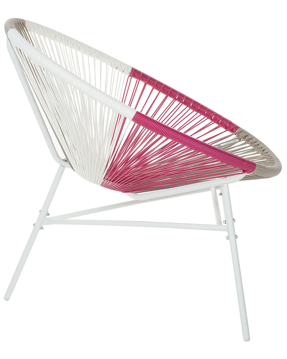 Sedia da giardino ACAPULCO Rattan sintetico (PE) Fucsia_718117