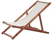 Set of 2 Folding Deck Chairs ANZIO Acacia Wood Dark Brown_1184693