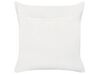 Set di 2 cuscini cotone bianco e beige 45 x 45 cm LUDISIA_892679