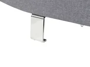 Divano angolare 5 posti NORREA Tessuto Grigio Lato Sinistro_686001