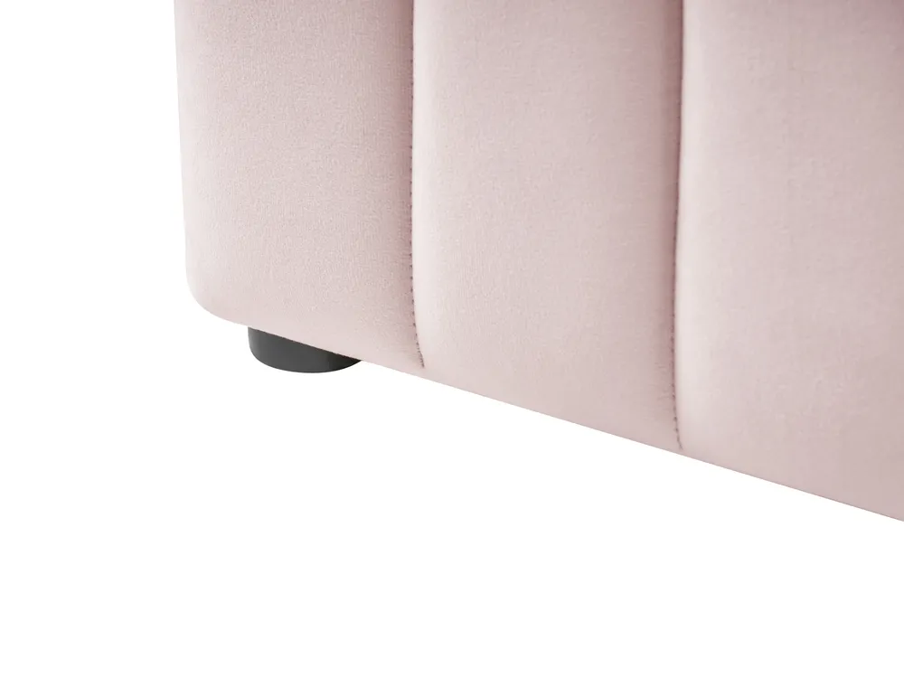 Ottoman Bed LUNAN Pastel Pink 180 x 200 cm (EU Super King)_1051487