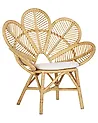 Silla pavo real FLORENTINE Ratán Natural