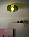 Plafonnier LUGUSE Verre Vert