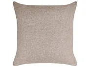 Corner Sofa Bed 3 Seater NASSJO with Storage Faux Linen Light Brown Left Hand_999845