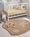 Kids Rug IRINGAL  Dark Beige ø 120 cm Cotton