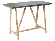 Bistro Set with Cushions TALAMONE Acacia Wood Grey_932238