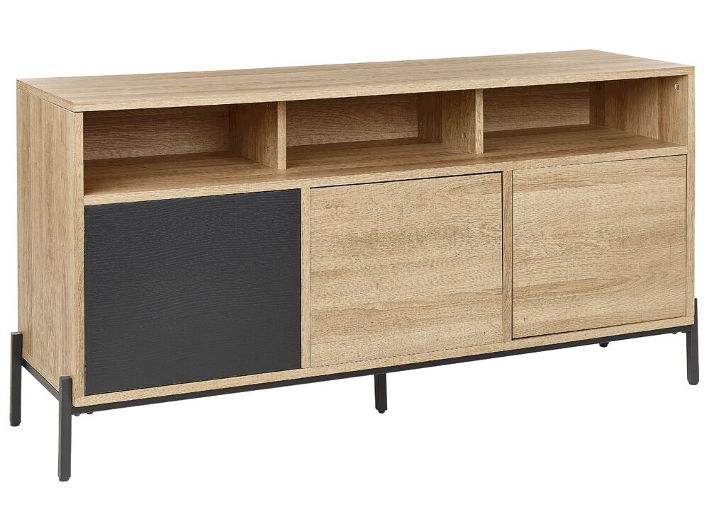 Armoire MOINES Marron/noir