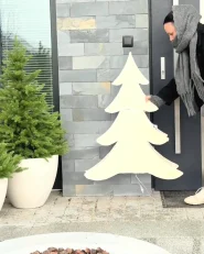Decorazione per esterni LED GAROUR 65/50/40 cm Palla di Natale Oro_1171515