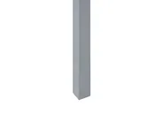 High Sleeper Bed with Desk Pine Wood FOUCAMONT 90 x 200 cm (EU Single) Grey_964326