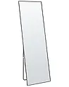 Staande spiegel BEAUVAIS 156 cm Metaal Zwart