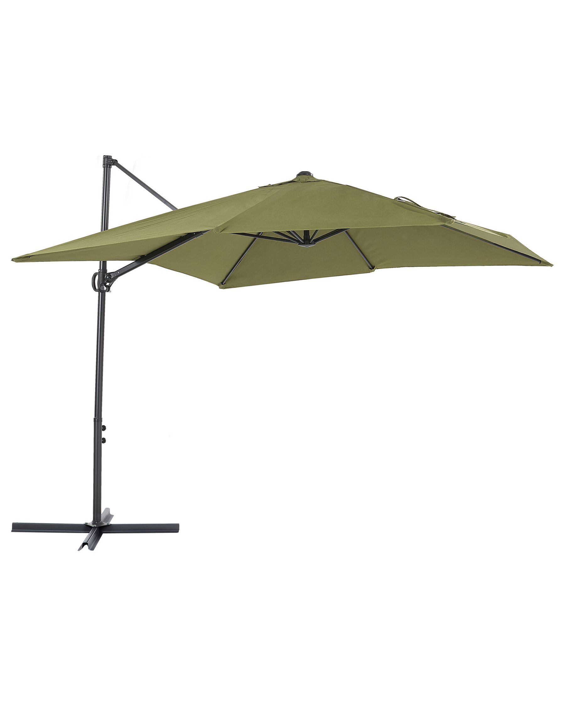 Riippuva aurinkovarjo oliivinvihreä 245 x 245 cm MONZA II_828555
