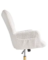Krzesło biurowe OULU Boucle Biały_1064608