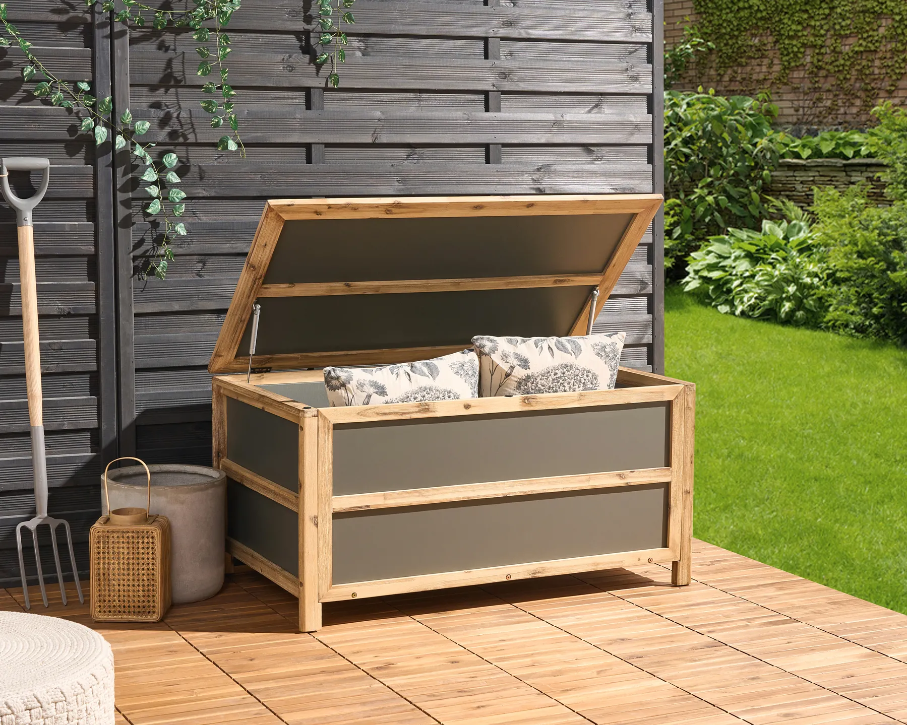Cesta ACATE 121 cm 72 cm Cemento Grigio_960005