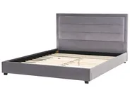 Bed Velvet ROUEN 180 x 200 cm (EU Super King) Dark Grey_1004591