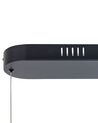 Lámpara de techo LED de metal negro/blanco 160 cm FEALE_847519