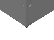 Skrzynia ogrodowa CEBROSA 100 cm 62 cm Metal Szary_752582