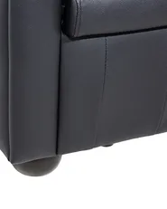 Armchair CHESTERFIELD Leather Black_538650
