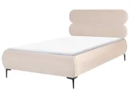 Letto Velluto LESSAY 120 x 200 cm Beige chiaro_1124970