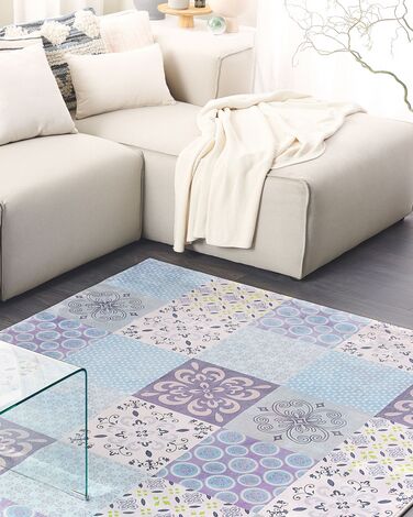 Area Rug Mosaic Pattern 160 x 230 cm Multicolour INKAYA