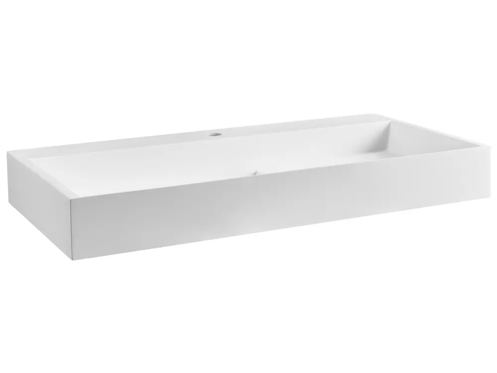 Wall Hung Basin QUENKO 900 x 460 mm Mineral Cast White_981217