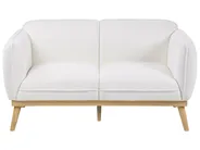 Set da salotto 5 posti LJUNG Bouclé Bianco_1076638