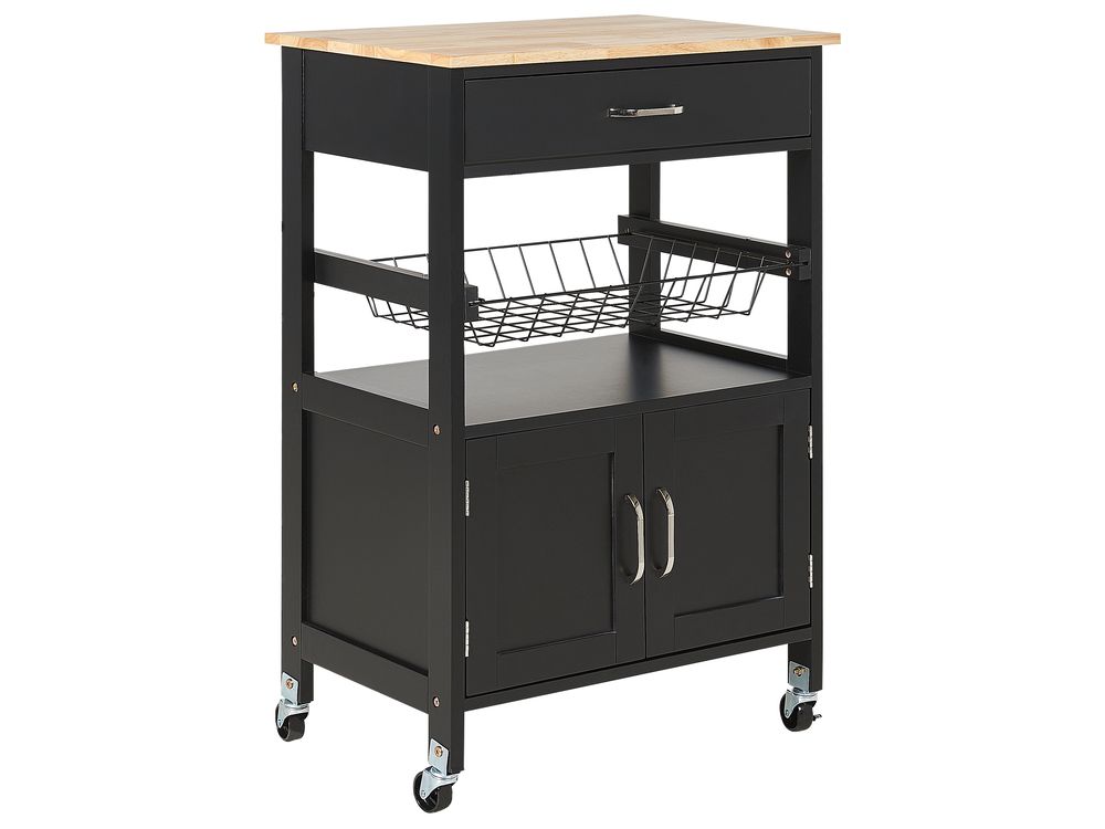 Kitchen Trolley LUGO Black