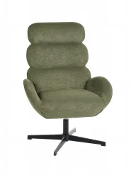 Swivel Armchair AALBORG Fabric Green_1169072