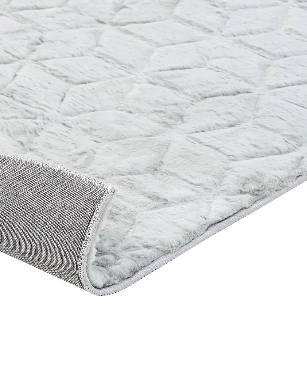 Faux Fur Rug THATTA Light Grey 80 x 150 cm_866741