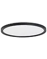 LED Ceiling Lamp VELORA with Remote with Dimmer Black
