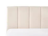 Letto contenitore DREUX Velluto Beige chiaro 140 x 200 cm_1012259