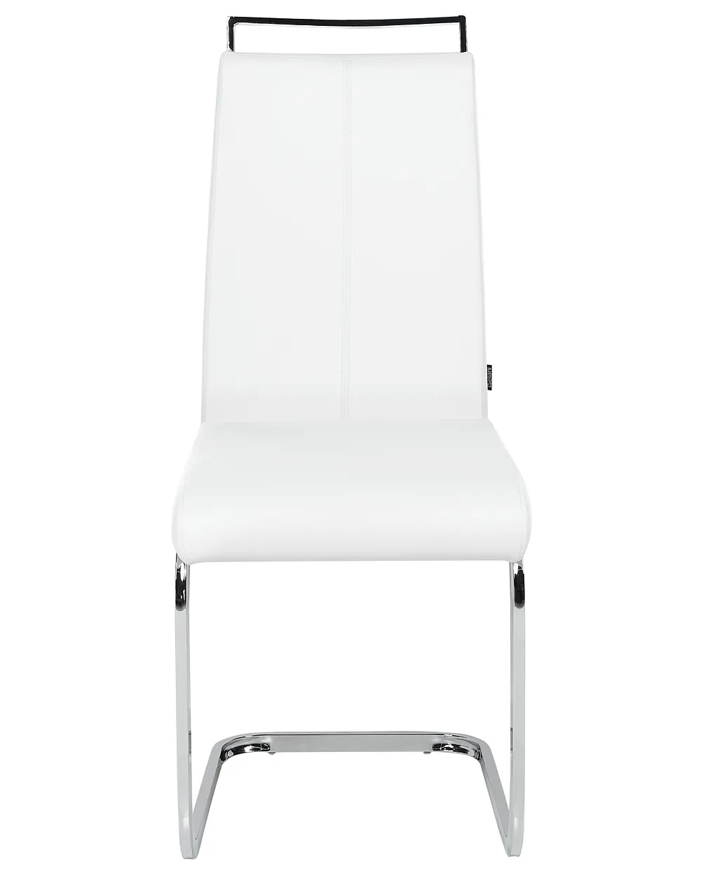 Lot de 2 chaises de salle à manger GREEDIN Cuir PU Blanc_1156875
