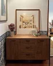 2 Door Sideboard TIFTON Dark Brown_900040