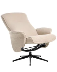 Recliner Chair JAPET Boucle Beige_1007259