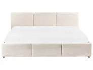Ottoman Bed BOUSSE Boucle Off-White 180 x 200 cm (EU Super King)_980090
