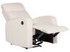 Set di divani 6 posti reclinabili elettricamente velluto bianco crema VERDAL_904893