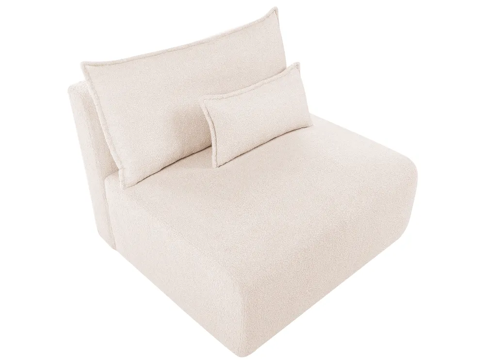 Sezione a 1 posto NERBO Bouclé Beige_1034500