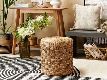 Wicker Pouffe Natural BASSLET