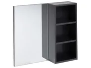 Armadio a muro per specchio da bagno JOINVILLE 60 cm Nero_978169